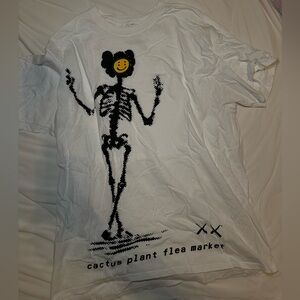 cactus plant flea market x kaws t-shirt